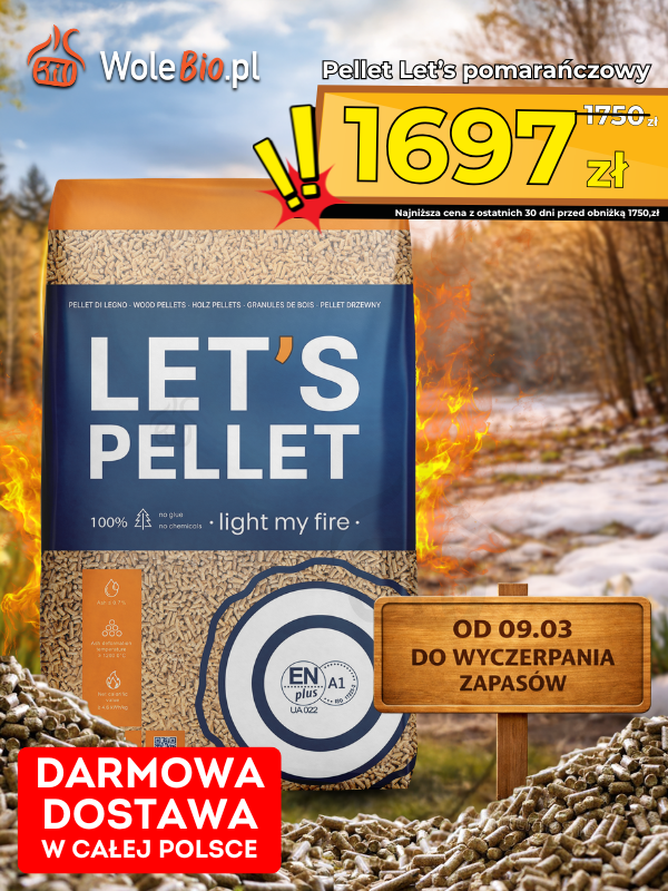lets pellet pomarańczowy paleta wolebio.pl