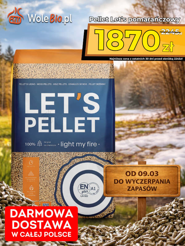 lets pellet pomarańczowy paleta wolebio.pl