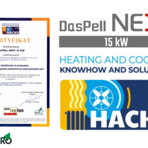 Piec na pellet Heiztechnik DASPELL NEXT Basic 15-25kW co2zero wolebio.pl