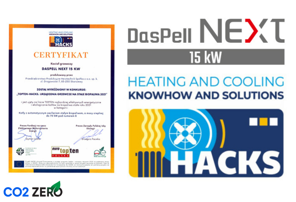 Piec na pellet Heiztechnik DASPELL NEXT Basic 15-25kW co2zero wolebio.pl