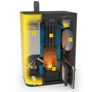 Piec na pellet PEREKO Spark Evo 12-29kW