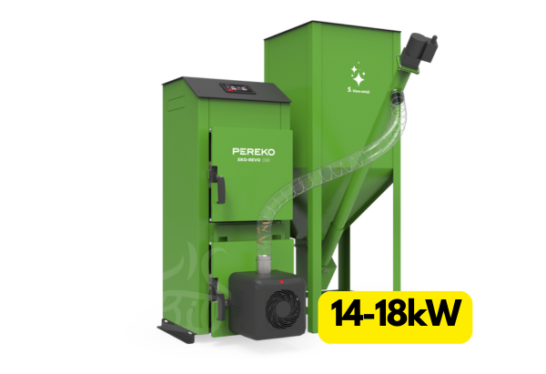 Piec na pellet PEREKO Eko-Revo 10–18 kW