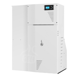 Piec na pellet Kozlusan Lidia Compact Mini+boczny zasobnik 10-35kW