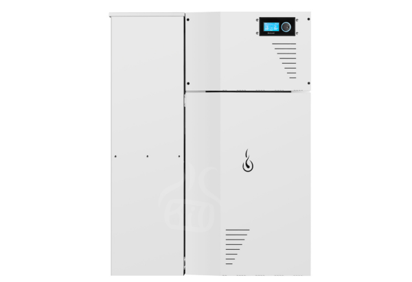 Piec na pellet Kozlusan Lidia Compact Mini+boczny zasobnik 10-35kW