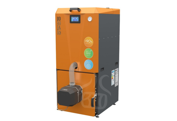 Piec na pellet KIPI Quad z zasobnikiem u góry 10-30kW