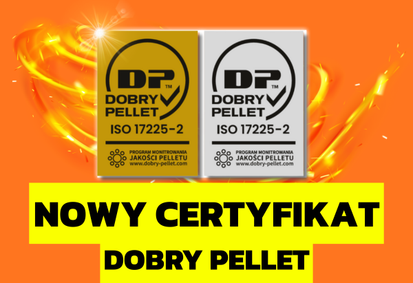 Certyfikat jakościowy dobry pellet