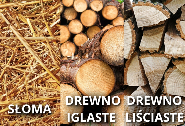 Rodzaje biomasy używanej do produkcji pelletu
