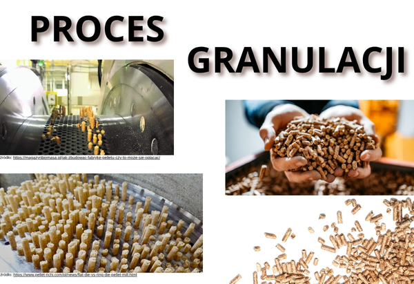 Pellet drzewny - proces granulacji
